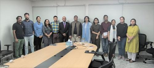 IIM Jammu hosts Prof. Vishanth Weerakkody, University of Bradford, UK for an Interactive Session for students